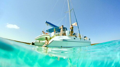 From Cannigione: La Maddalena Archipelago Catamaran Tour