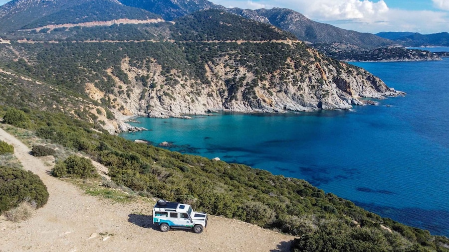 From Cagliari: 4x4 Tour to Villasimius and Beaches