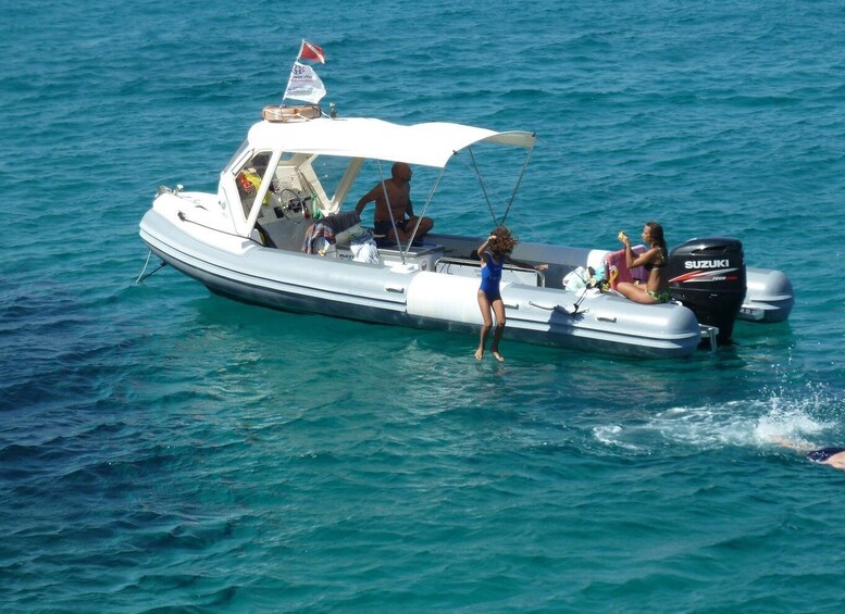 Picture 3 for Activity From Olbia: Dinghy Tour with Snorkeling to Tavolara Island