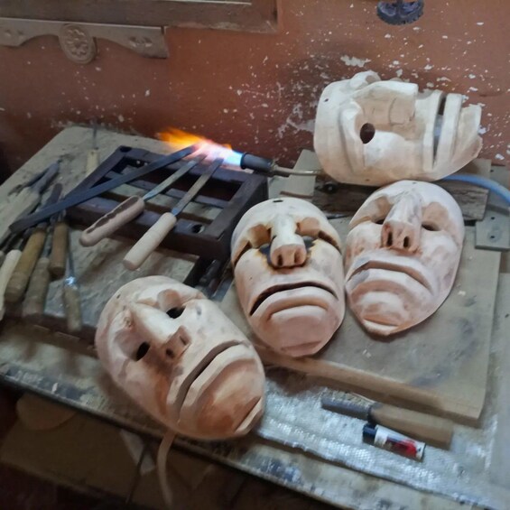 Picture 4 for Activity Mamoiada: Visit to a mask artisan's laboratory