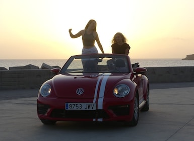 Gran Canaria: Vestkysten Cabrio solnedgang