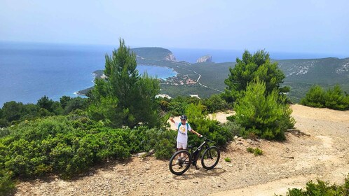 Au départ d'Alghero : Visite guidée de l'oasis Le Prigionette en E-Bike