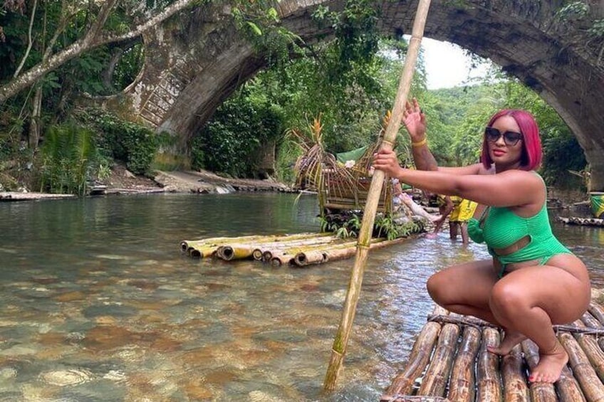 Montego Bay Bamboo Rafting and Shopping on the Hipstrip