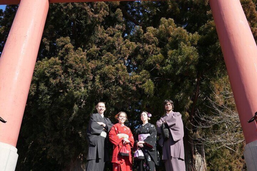 Kimono experience at Fujisan Culture Gallery -Osampo plan