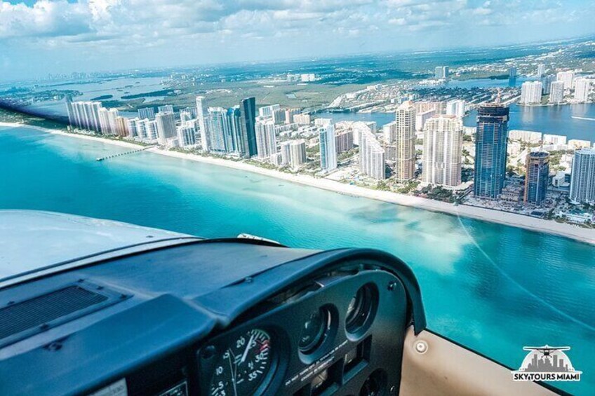 Miami Beach and Key Biscayne Private Airplane Tour