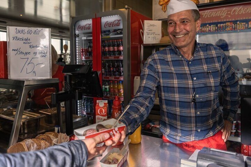 Our food tour includes this small local diner that has been around for 60 years!