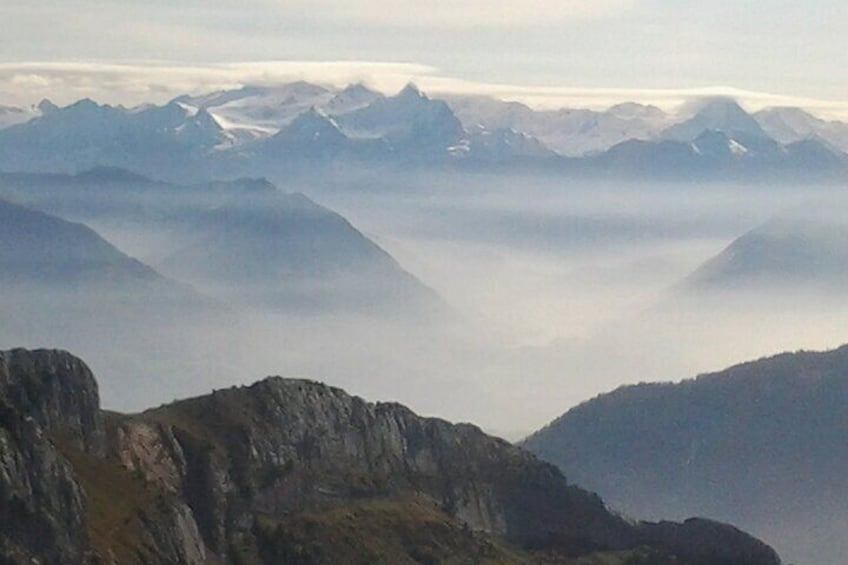 Mt. Pilatus Private tour from Basel (Winter)