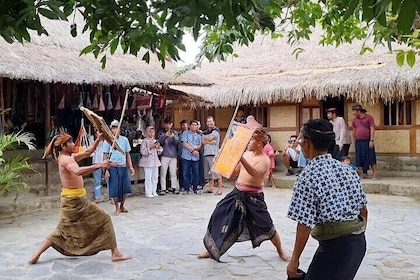 Sasak Traditional Stick Fight and Gendang Beleq Dance Tour