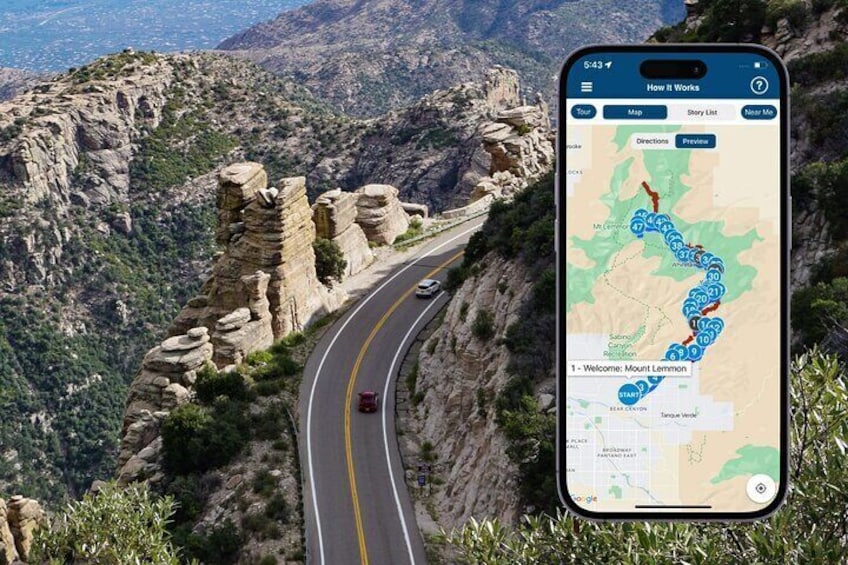 Mount Lemmon Self-Guided Driving Audio Tour