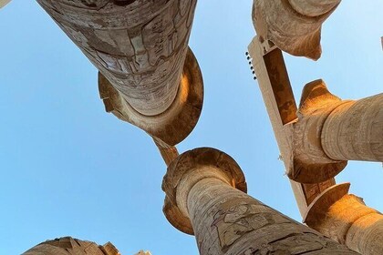 Guidet tur til Luxor Fra Kairo med fly besøger Tut Tomb
