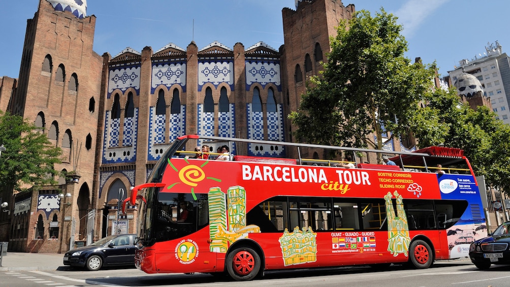 Hop-on hop-off bus in Barcelona 
