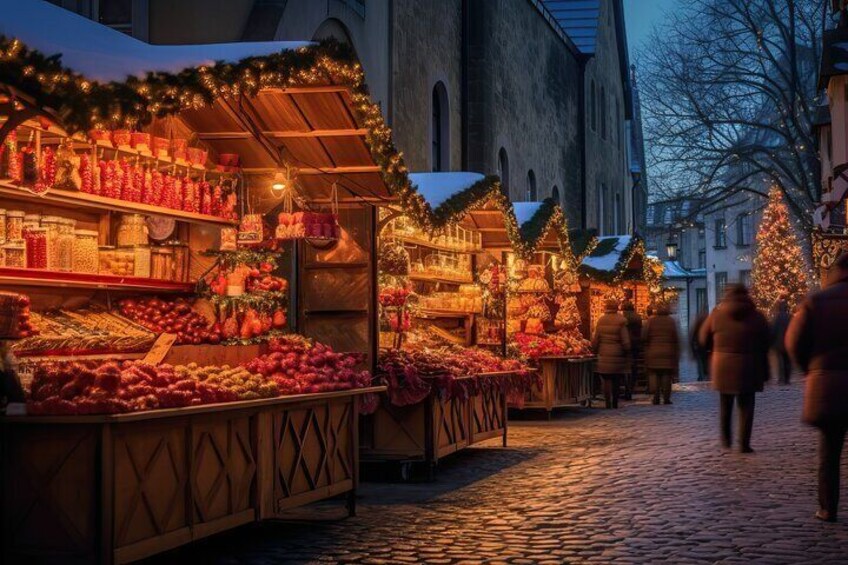 Brussels Walking Tour in Christmas Market Magic with a Local