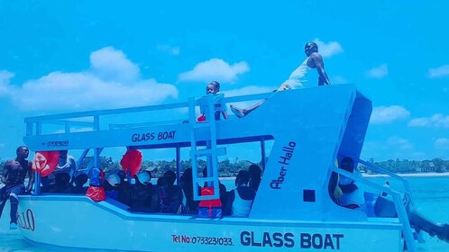 Diani Beach: 4-Hours Glass Bottom Boat cruise