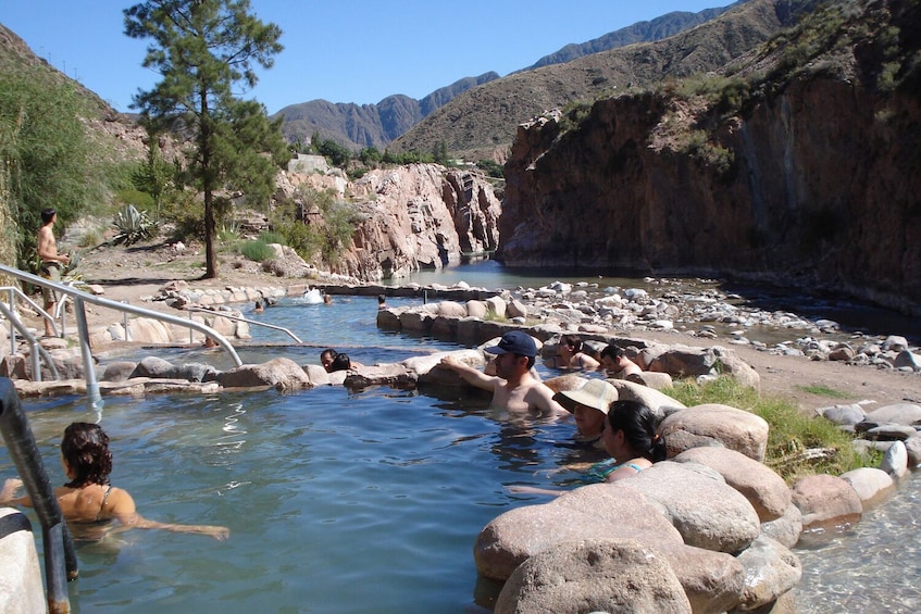 Cacheuta Thermal Spa Day in front the Mendoza River