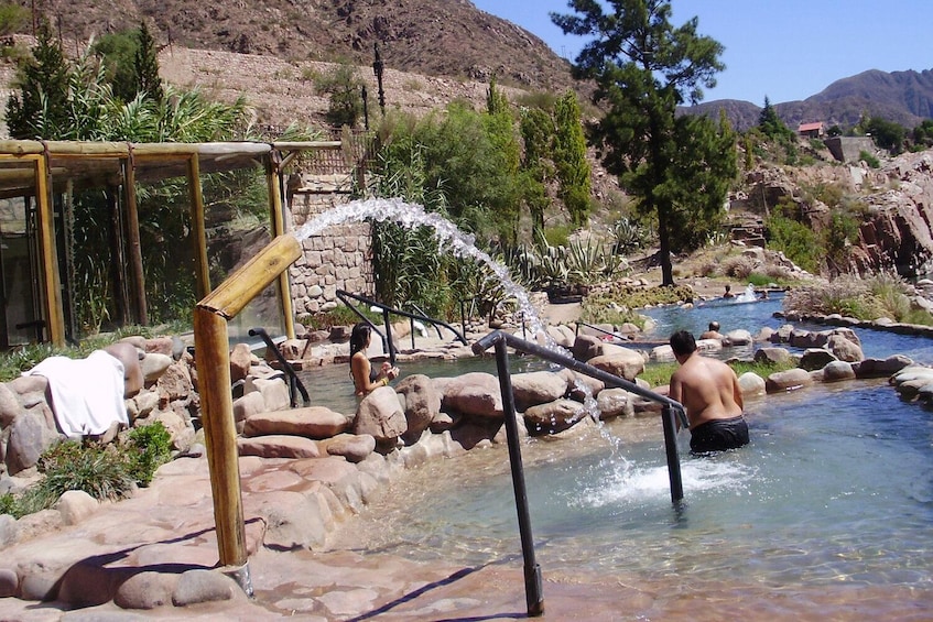 Cacheuta Thermal Spa Day in front the Mendoza River