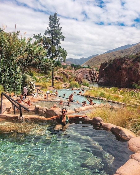 Cacheuta Thermal Spa Day in front the Mendoza River