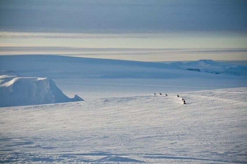 Full Day Golden Circle and Snowmobile on Langjökull Glacier