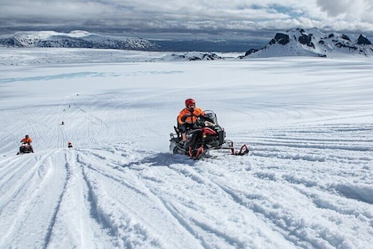 Full Day Golden Circle and Snowmobile on Langjökull Glacier
