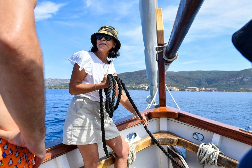 Picture 5 for Activity From Stintino: Vintage Sailboat Tour to Asinara with Lunch