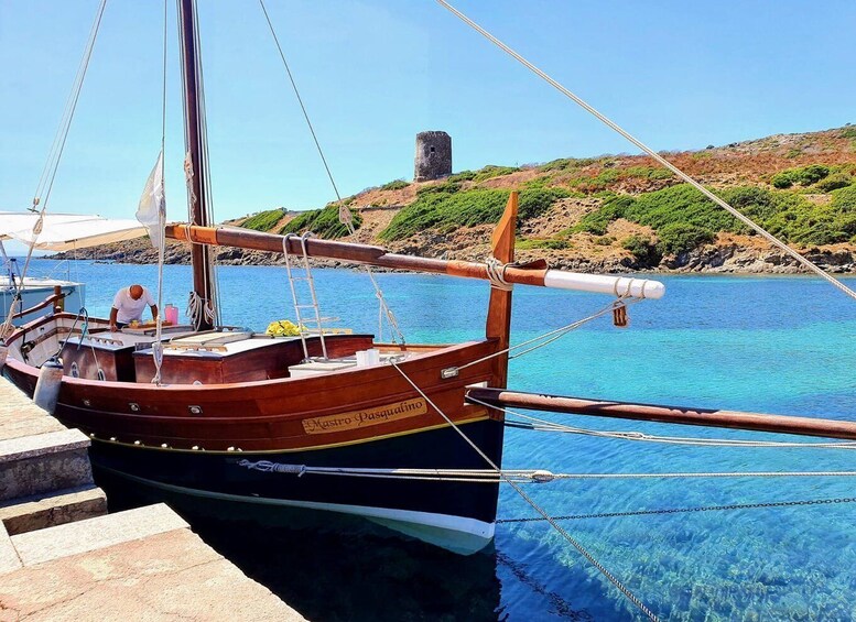 Picture 6 for Activity From Stintino: Vintage Sailboat Tour to Asinara with Lunch