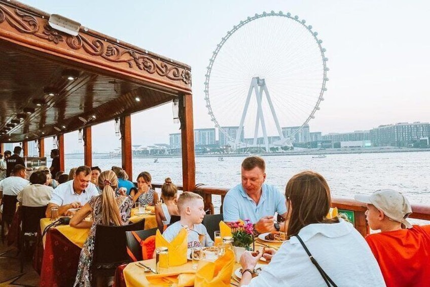 Dhow Cruise with Dinner and Live Entertainment at Dubai Marina