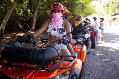 Private Jeep & ATV Tour to Jade Cavern in Cozumel: All-Inclusive