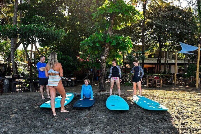 Private Surfing Lessons in Tamarindo Costa Rica