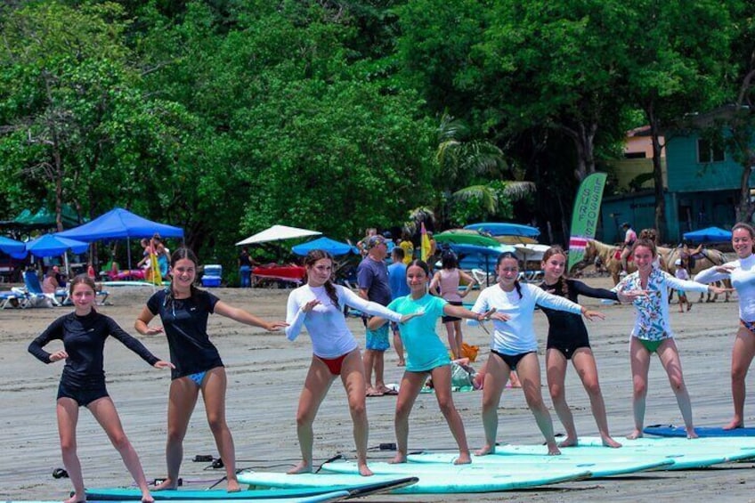 Private Surf Lesson in Tamarindo With Local Coaches 