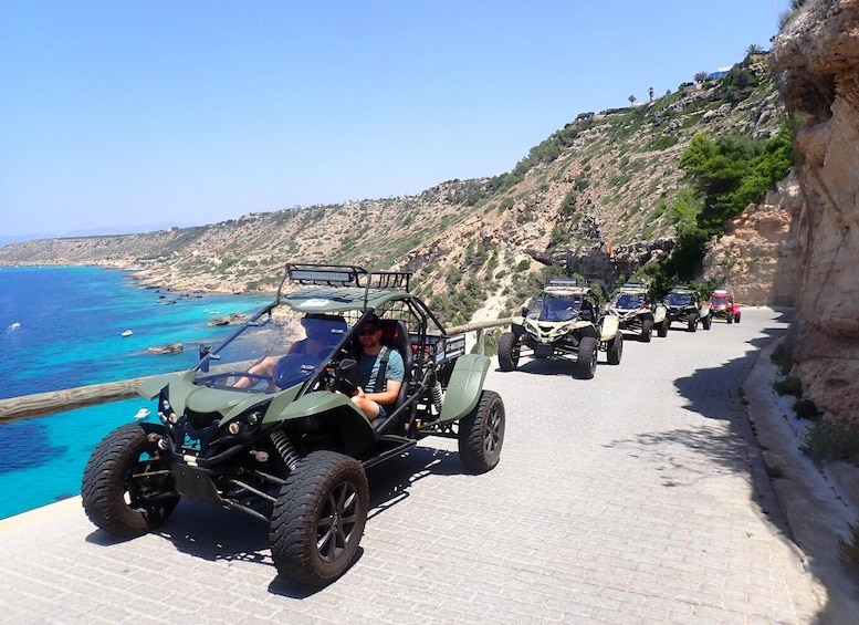 Mallorca: On Road Buggy Tour + Panorama View + Snorkeling