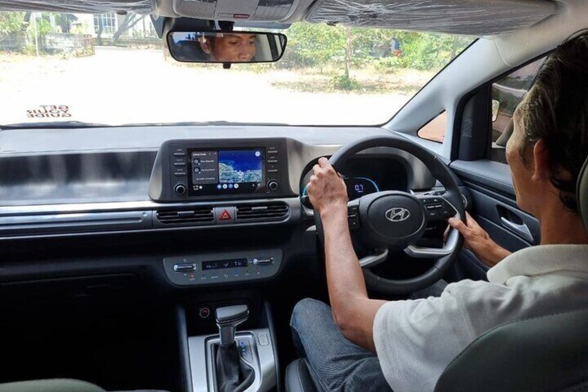 Interior the Car maximum for 5 passenger