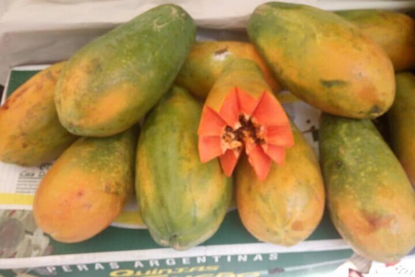 Tropical Brazilian Fruit Tasting Tour at a Local Farmers Market