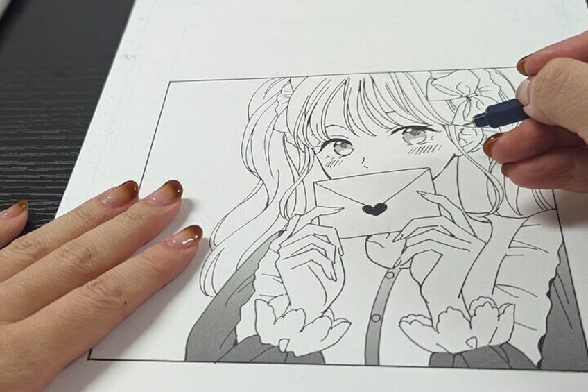 Tokyo Manga Drawing Lesson Guided by Pro - No Skills Required