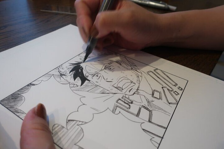 Tokyo Manga Drawing Experience Guided by Pro - No Skills Required