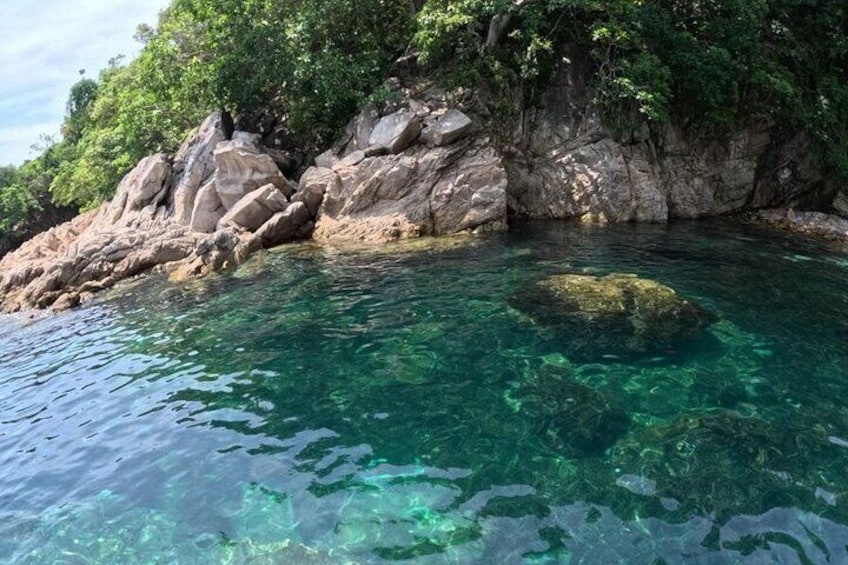 Tour to Majahuitas and Snorkeling in Secret Caves