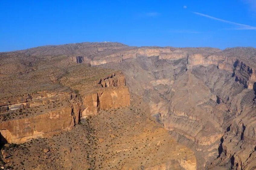 Aerial view of the canyon