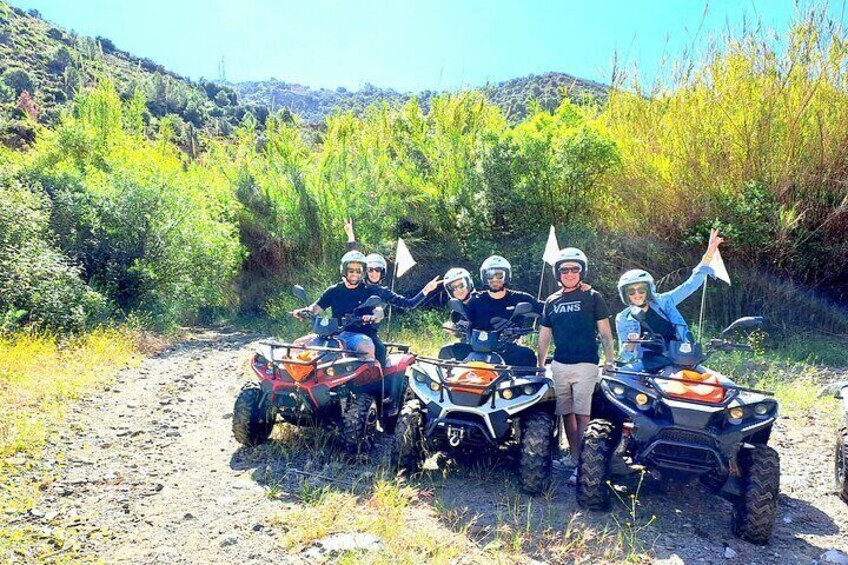 2 hours Quad Tour in Marbella - 1 quad for 1/2 persons 170€