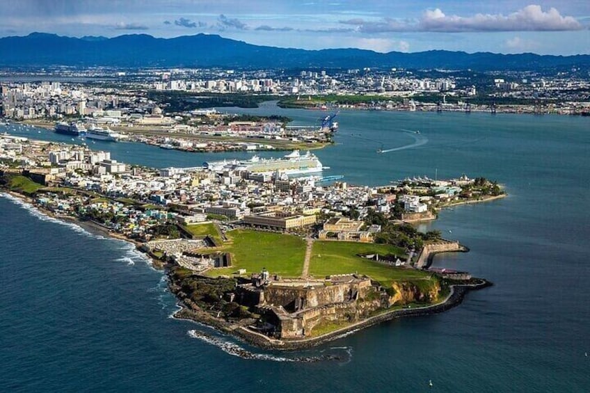 Aerial view of Old San Juan • Old San Juan