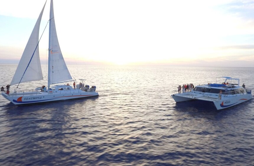 Pau Hana Sunset Cruise departing Kawaihae Harbor