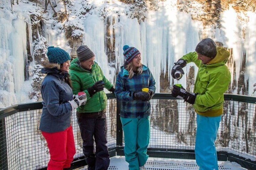 Half Day Marble and Johnston Canyon Ice Walk Combo Tour