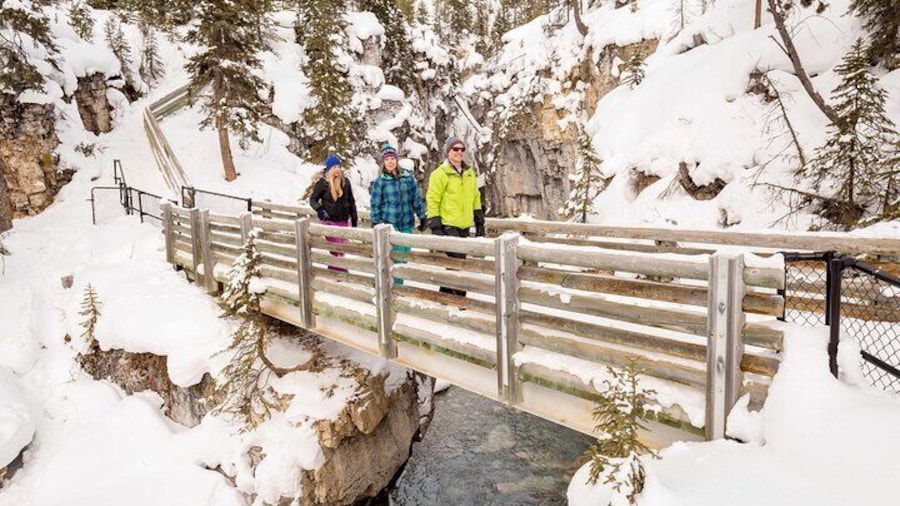 Half Day Marble and Johnston Canyon Ice Walk Combo Tour