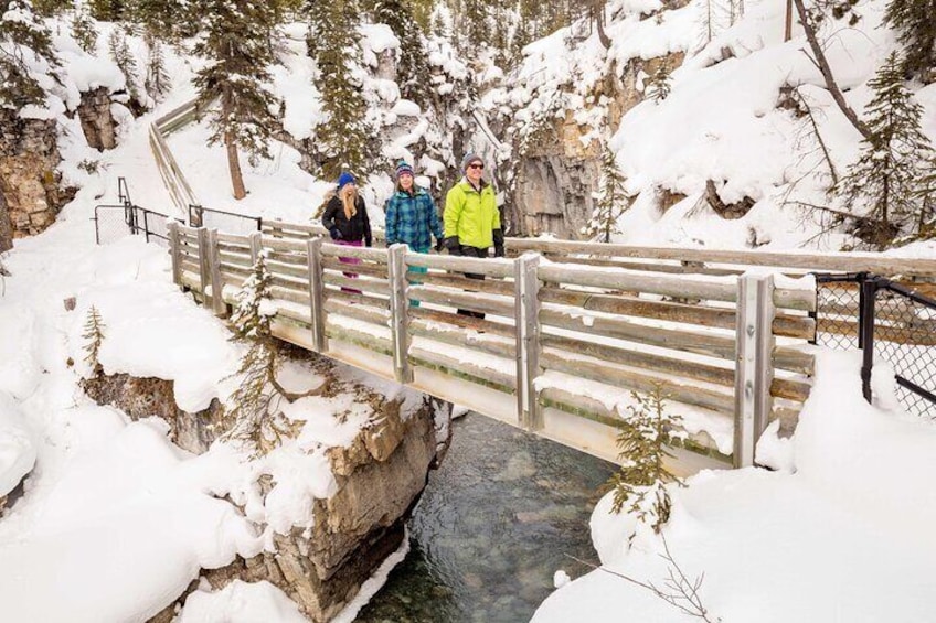 Half Day Marble and Johnston Canyon Ice Walk Combo Tour