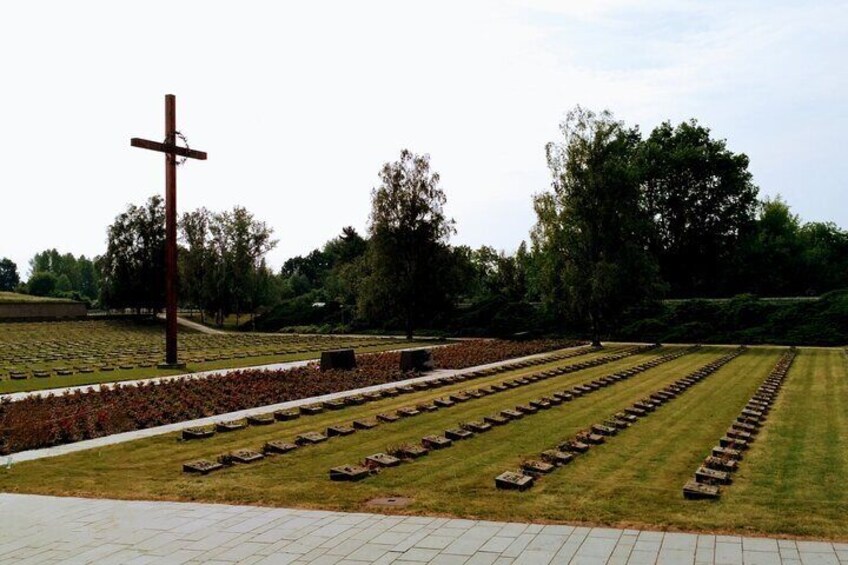 Terezin - the national cemetery in front of the Small Fortress
