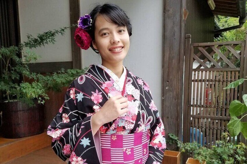  Kimono experience at Fujisan Culture Gallery -day out plan