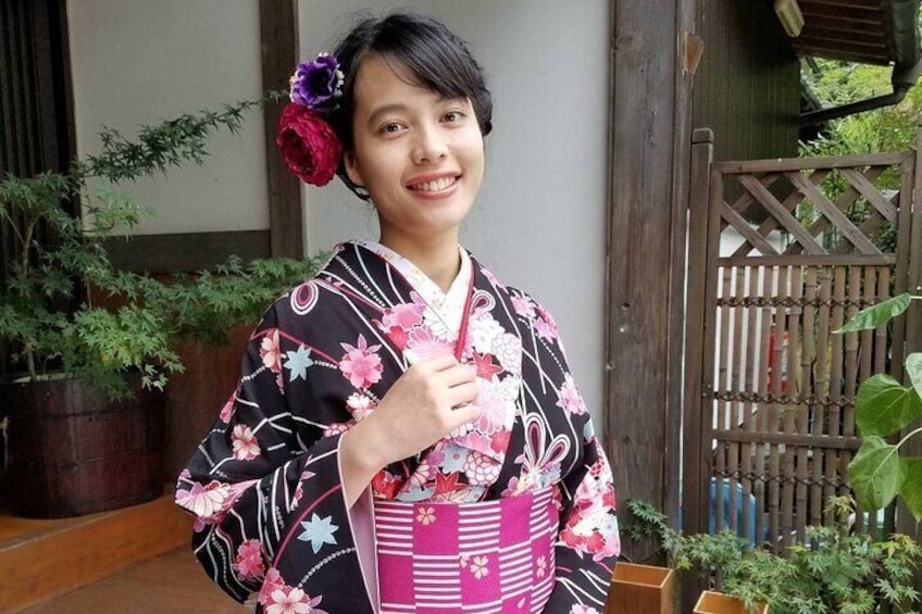  Kimono experience at Fujisan Culture Gallery -day out plan