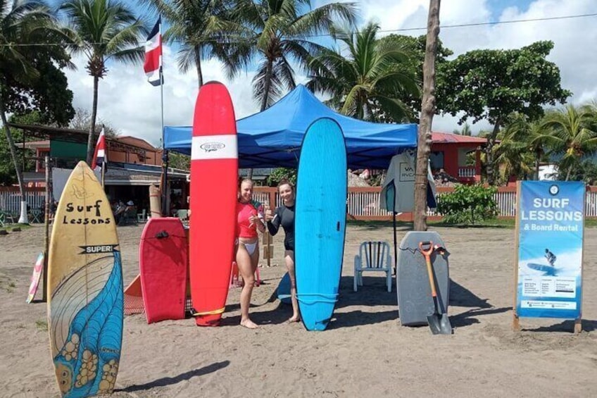 2 Hours Surf Coaching at Jaco Beach 