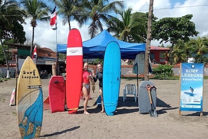 2 Hours Surf Coaching at Jaco Beach
