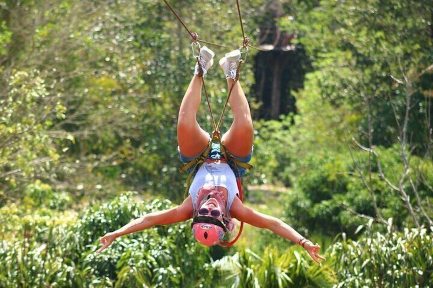 ATV, Ziplines & Cenote. Tequila Tasting & Transportation included