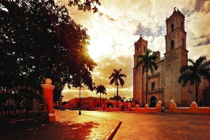 Valladolid Downtown Sunset