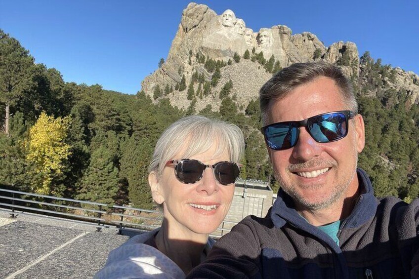 Daniel and Amiee at Mount Rushmore. 