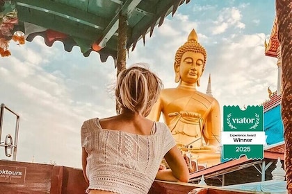 Bangkok kanal bådtur: Big Buddha & kunstner landsby (2 timer)